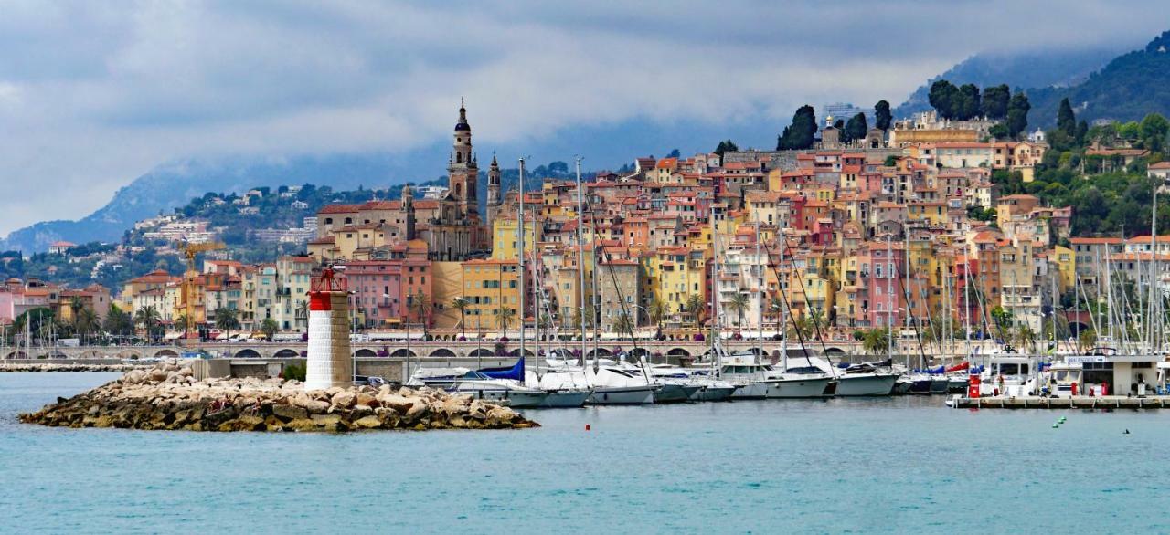 Appartement Le Valmont Menton Exteriör bild