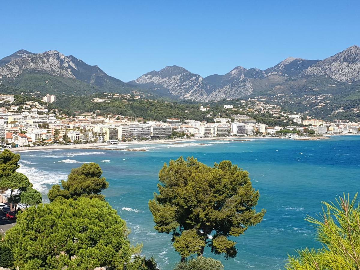 Appartement Le Valmont Menton Exteriör bild